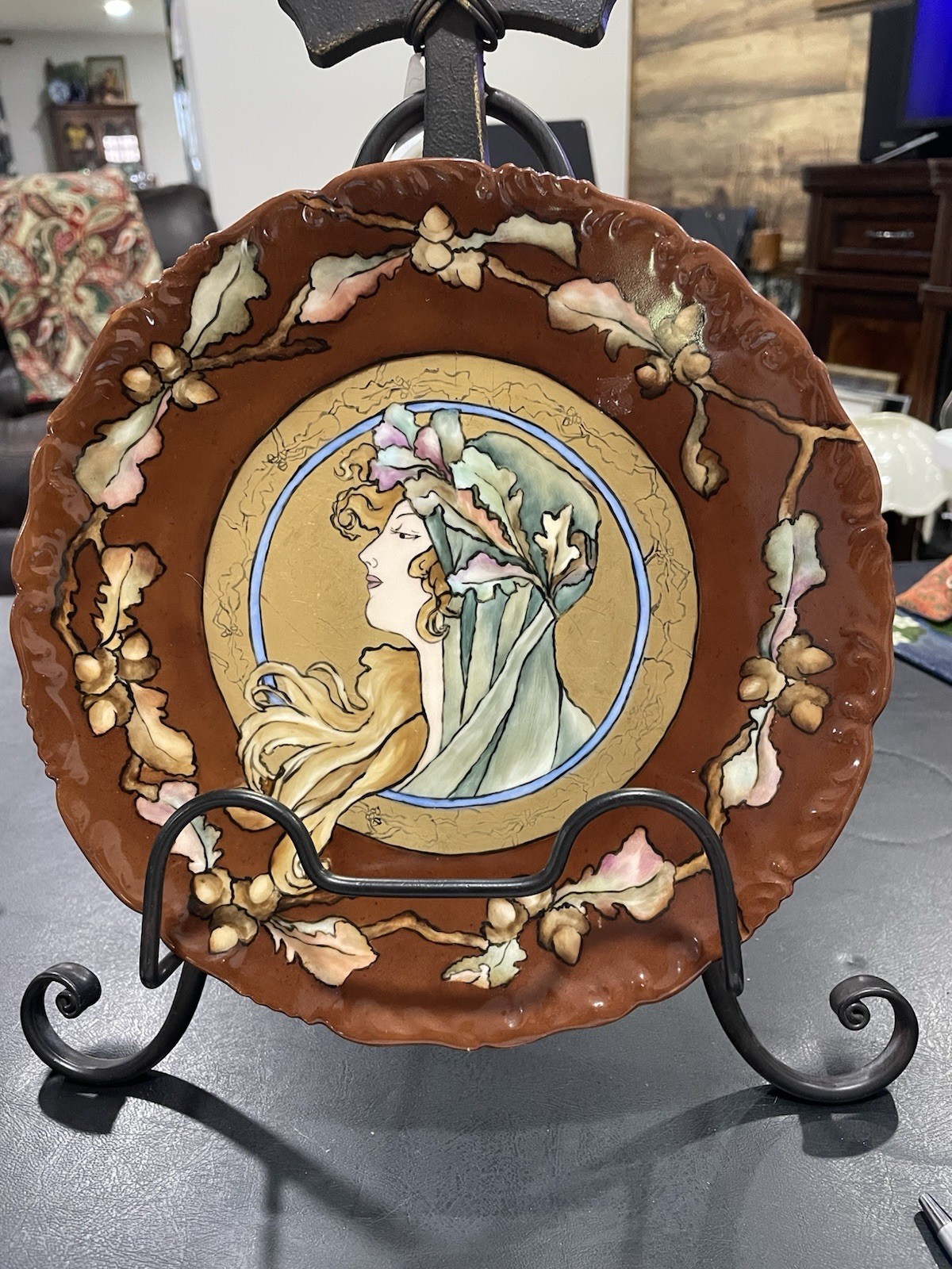 Antique T&V Limoges Art Nouveau Plate - Rare
