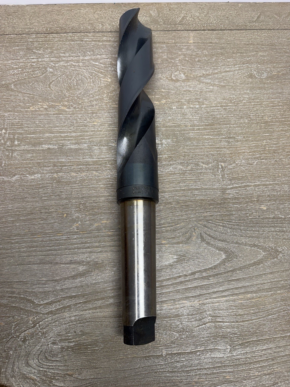 Precision Twist Drill Co. 2-1/8” Taper Shank Drill Bit #5 Shank List 209 USA NOS