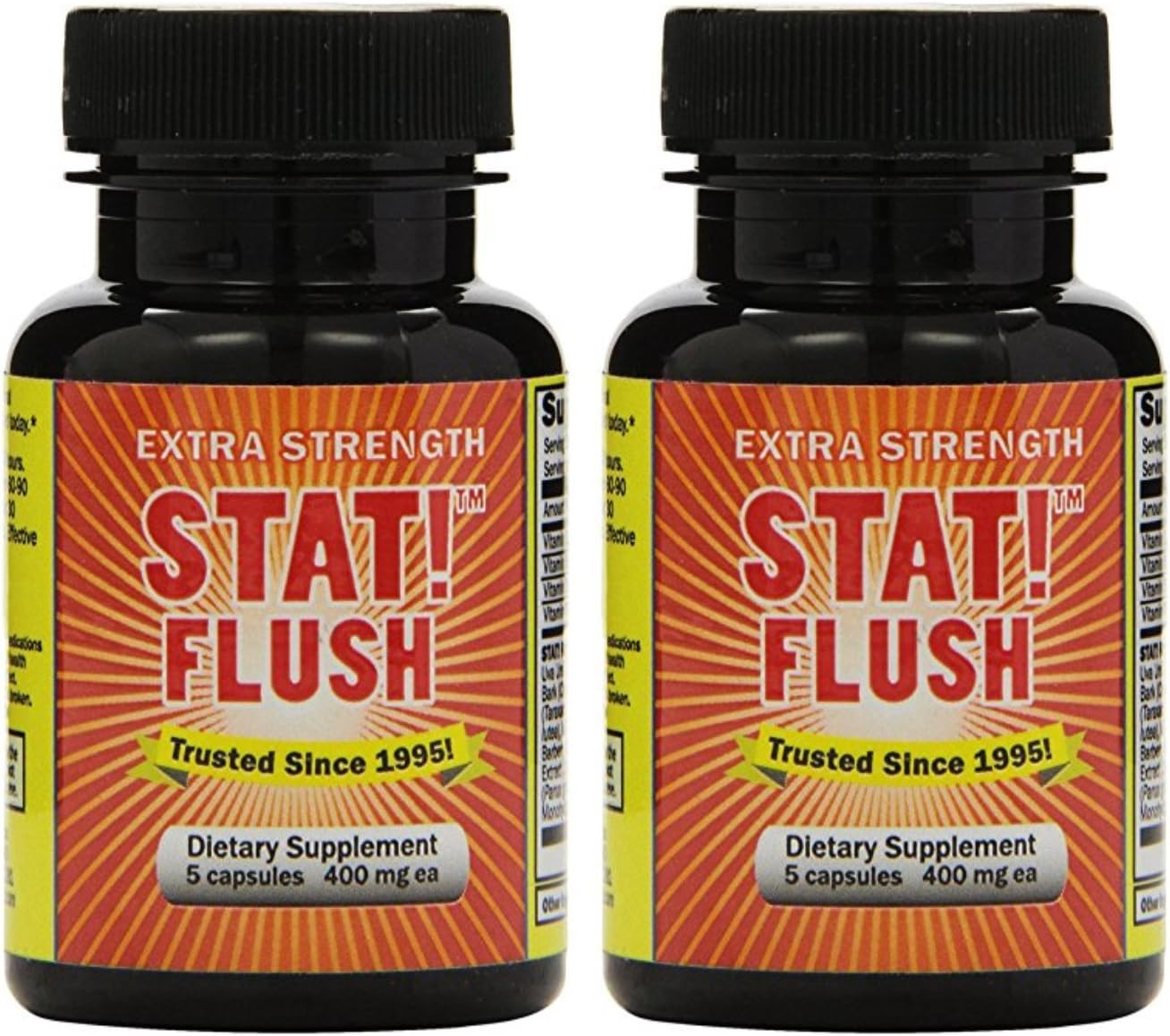 Stat Flush 5 Capsules (Flush, Pack of 2) Stat Flush 5 Capsules (Flush, Pack of 2)