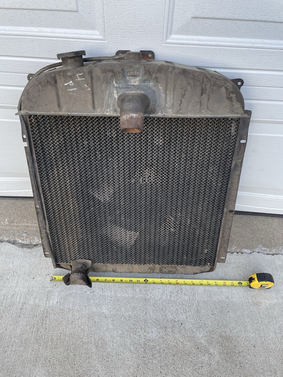 Vintage 1947 Plymouth Radiator Vintage 1947 Plymouth Radiator
