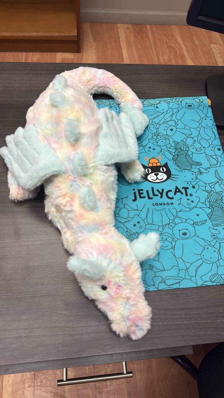 Lazulia Dragon fit Jellycat Plush 50cm Large Stuffed Toy - New w/ Tags & Dust