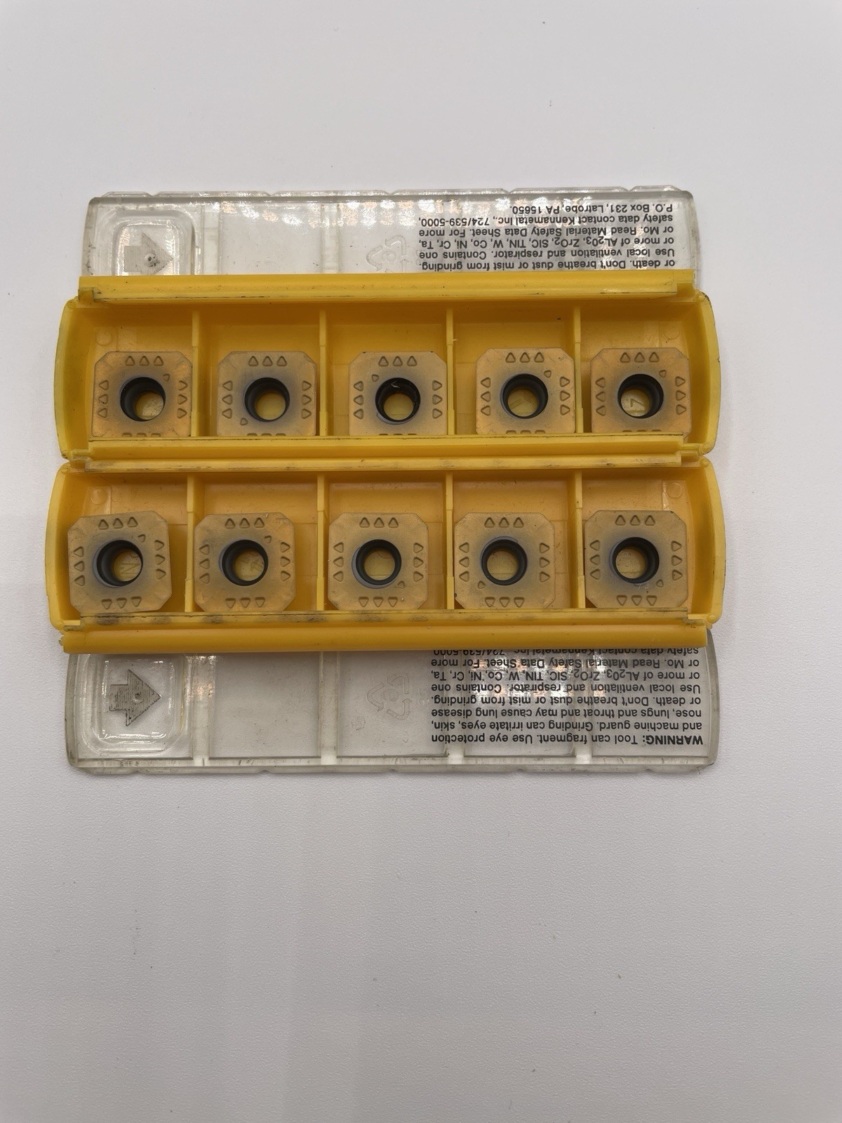 (10 Pcs) New Kennametal SEPT443AESN7GB2 SEPT1404AESNGB2 KC725M Carbide Inserts