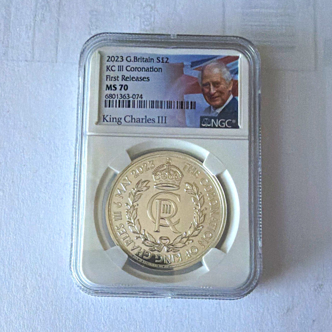 2023 Great Britain £2 Silver King Charles III Coronation NGC MS70 First Rel