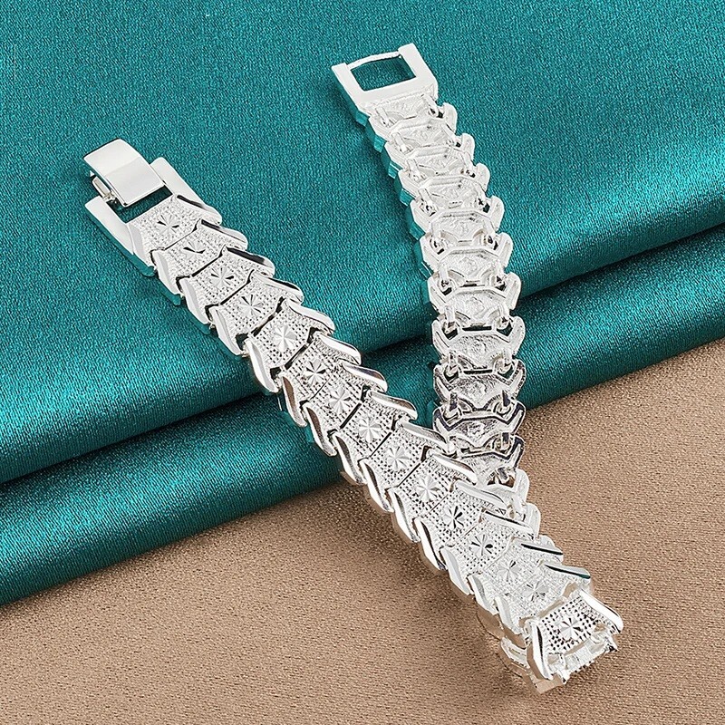 Pulsera de Plata 925 para Hombre PUEDES Lucir Elegante y Atractivo Pulsera de Plata 925 para Hombre PUEDES Lucir Elegante y Atractivo