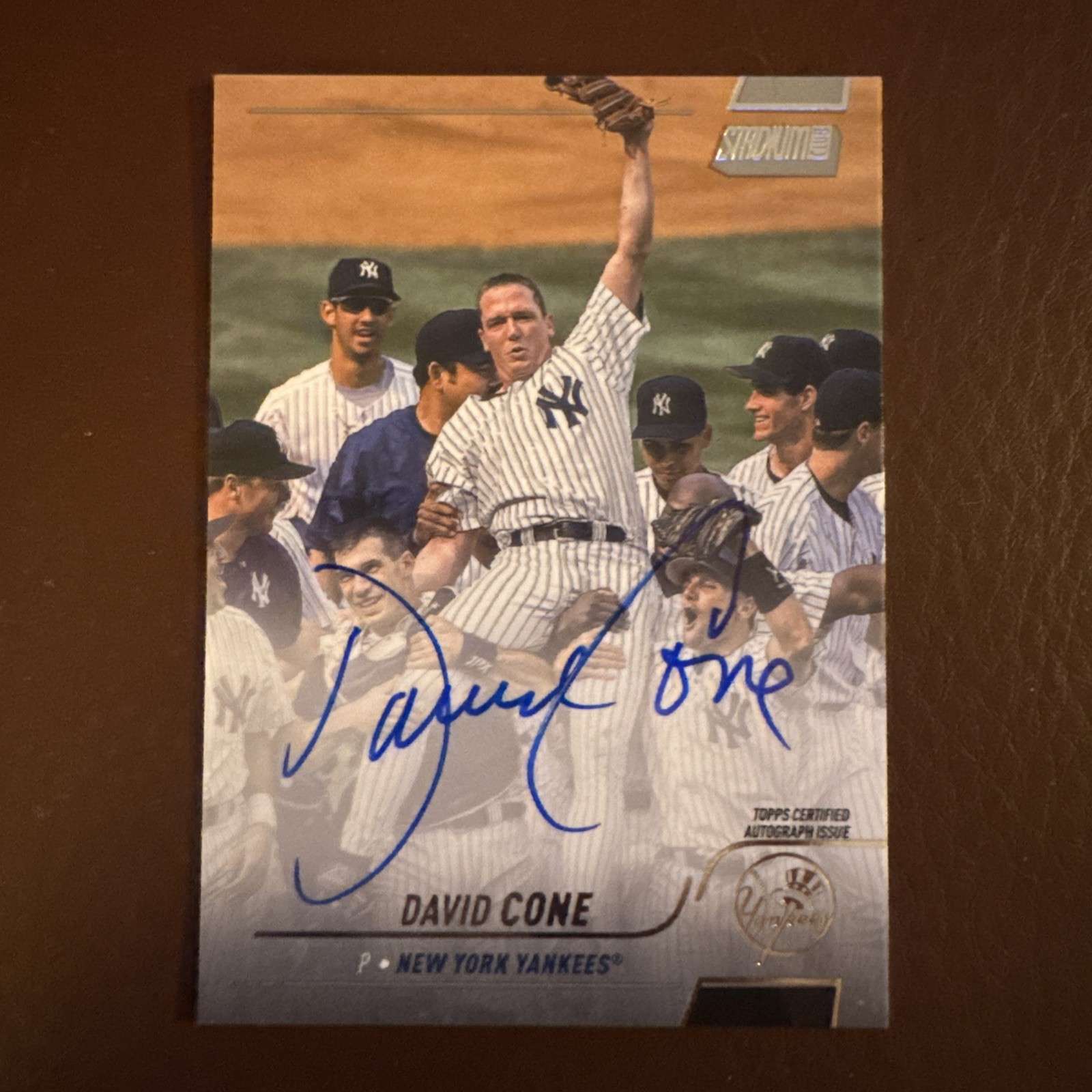 2022 Topps Stadium Club Autographs David Cone #SCBA-DC New York Yankees 2022 Topps Stadium Club Autographs David Cone #SCBA-DC New York Yankees