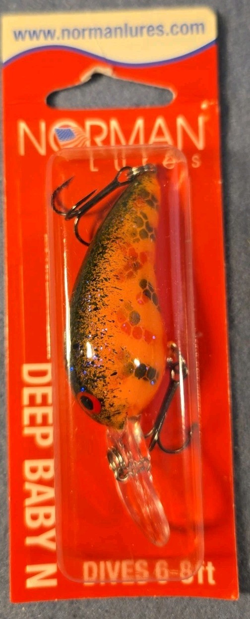 *Pre-Pradco Norman Lures DEEP BABY N Made in USA 1/4 oz GDBN-225 APOCALYPSE