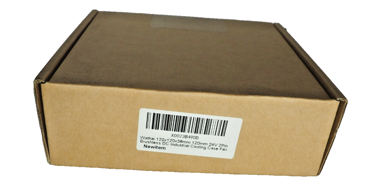 Wathai - 120x120x38mm 2 Pin 24V Brushless Industrial Cooling Case FAN