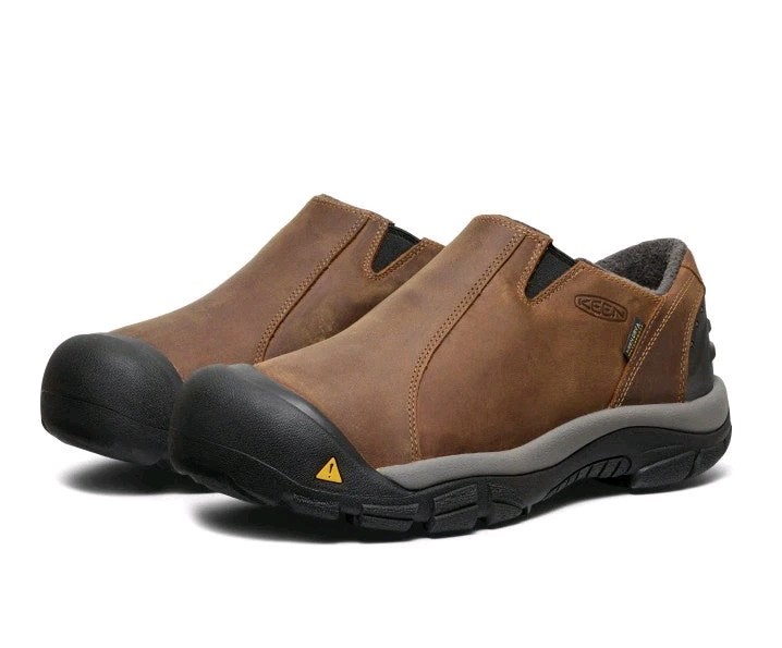 ✨✨KEEN Men\'s Size 10 Brixen Low Slip On Waterproof Leather Mule Shoes Insulated