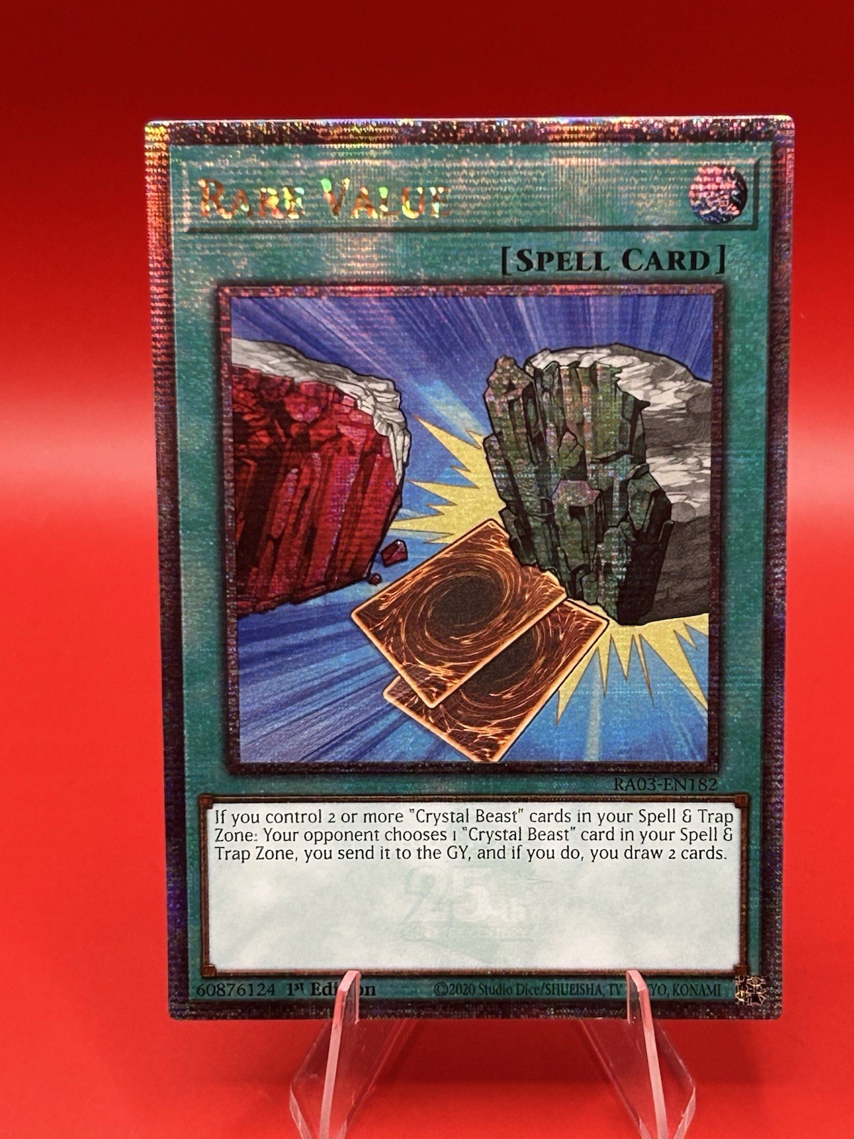 Rare Value (Quarter Century Secret Rare) RA03-EN182 Quarter Century Bonanza 1st Rare Value (Quarter Century Secret Rare) RA03-EN182 Quarter Century Bonanza 1st