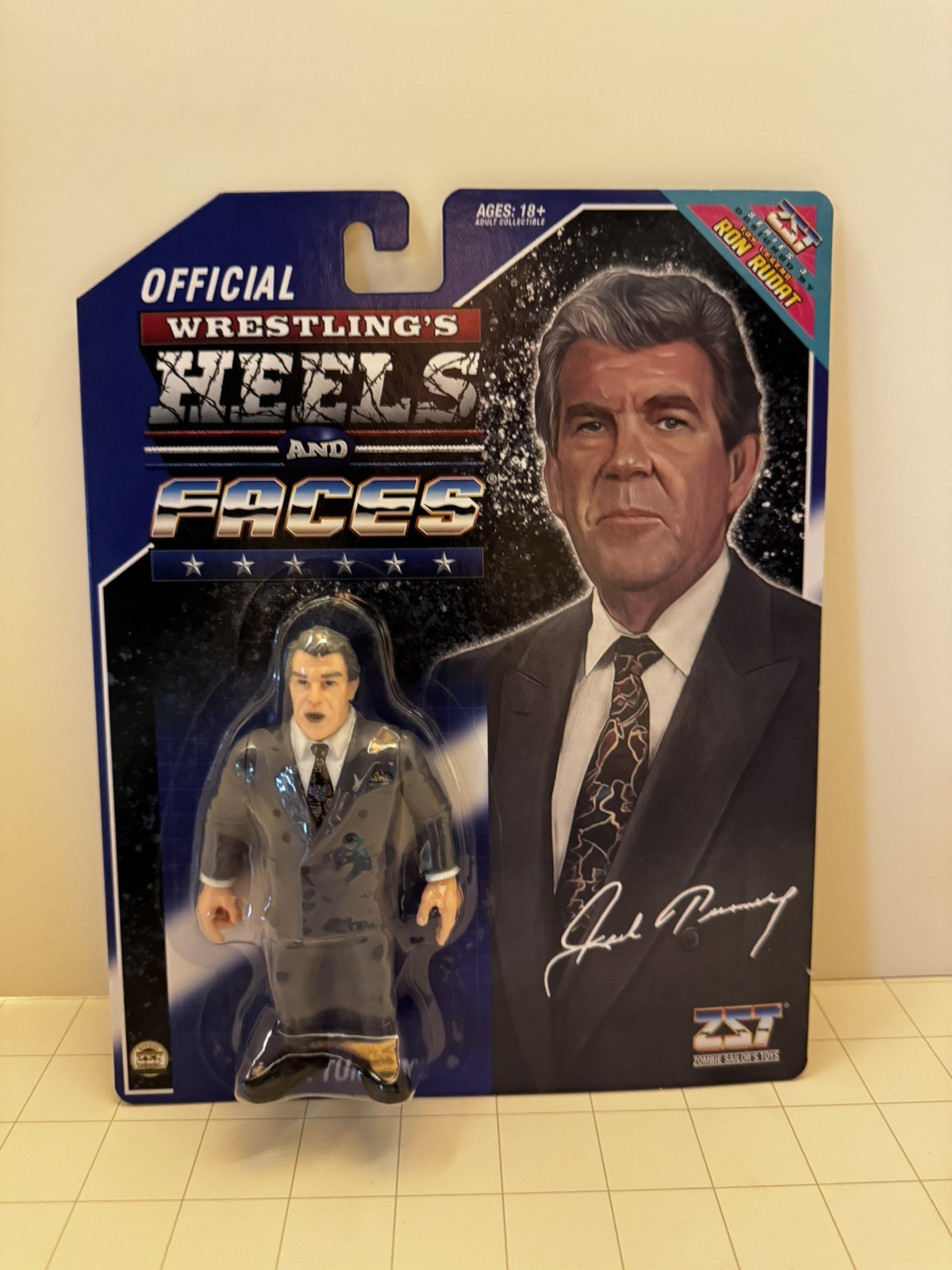 Jack Tunney ZST Zombie Sailor Toys Heels and Faces Figure WWE WWF MOC