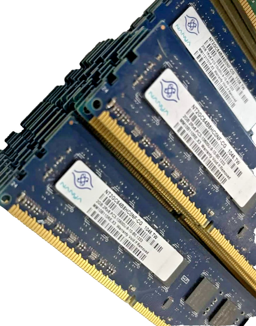 Nanya 2GB 1Rx8 PC3-10600U DDR3 1333MHz Desktop RAM unbuffered DIMM