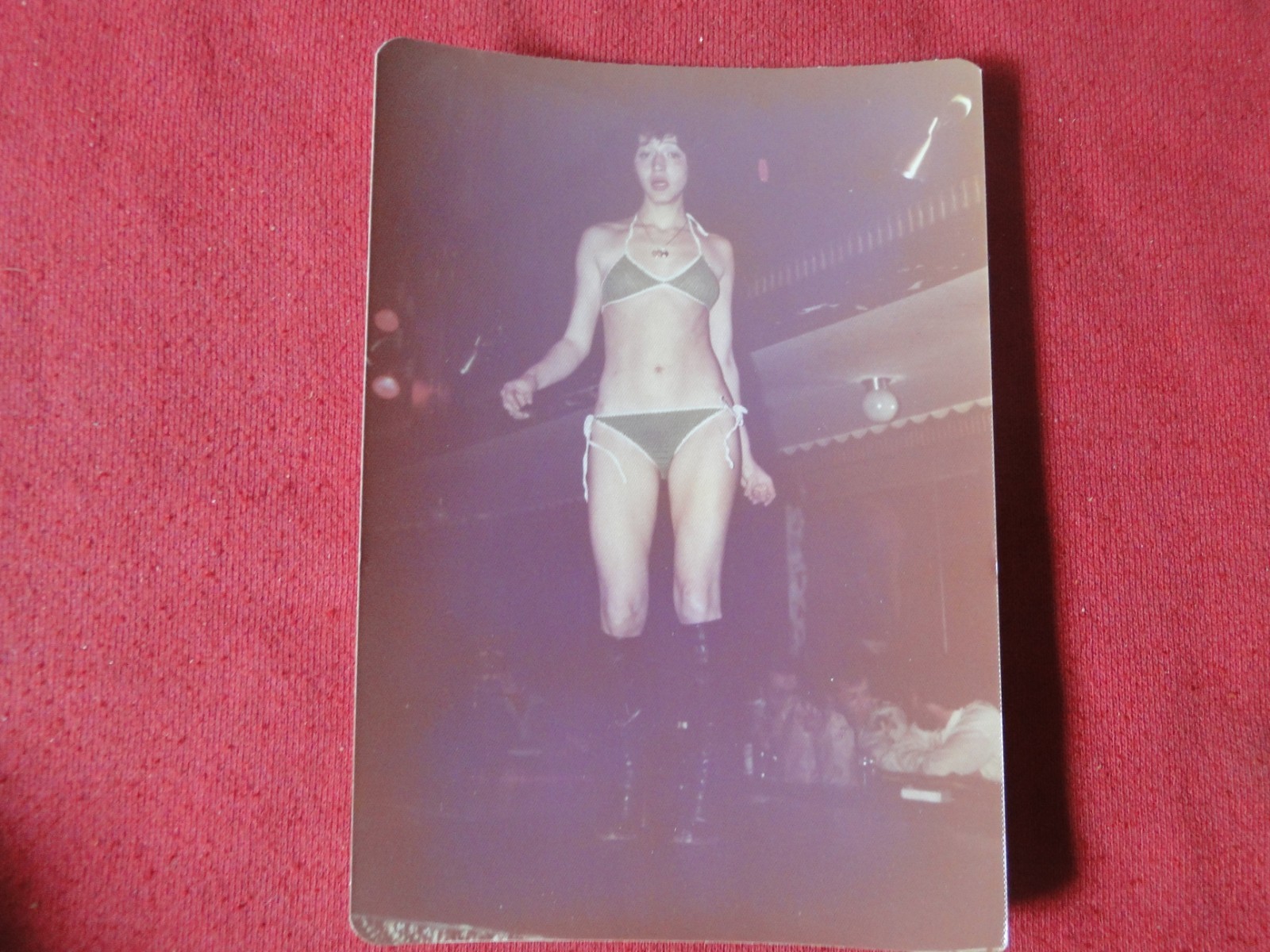 Vintage 1970s Woman Strip Tease Pinup Art Photo A93c Vintage 1970s Woman Strip Tease Pinup Art Photo A93c