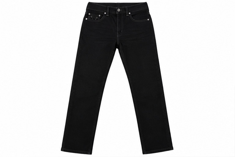 MEN\'S TRUE RELIGION JEANS Size 33 x 32 Geno No Flap SN Body Rinse Black $149