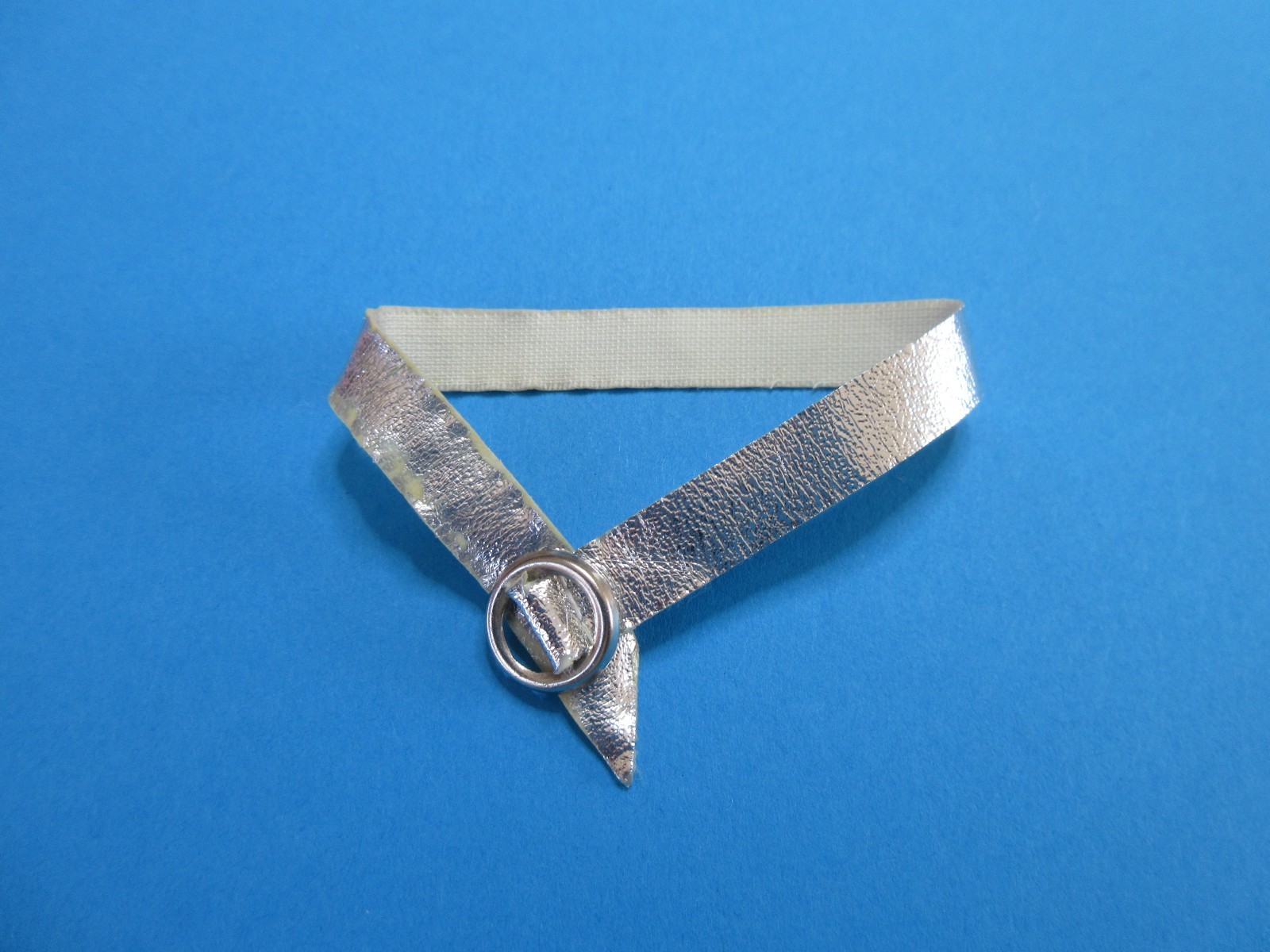 Vintage BARBIE - SILVER \'N SATIN #1552 JC Penney - Long Silver Belt & Buckle HTF