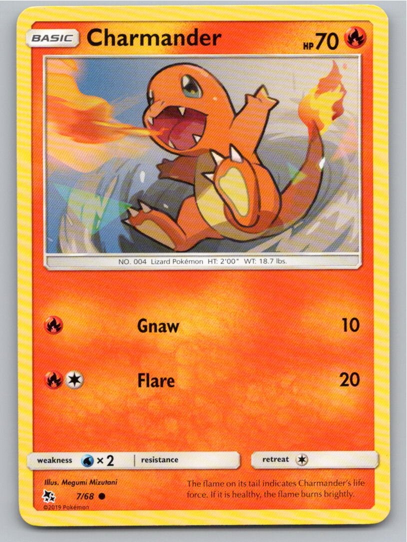 2019 POKEMON CHARMANDER HIDDEN FATES 7/68 C NM A66880 FREE S&H