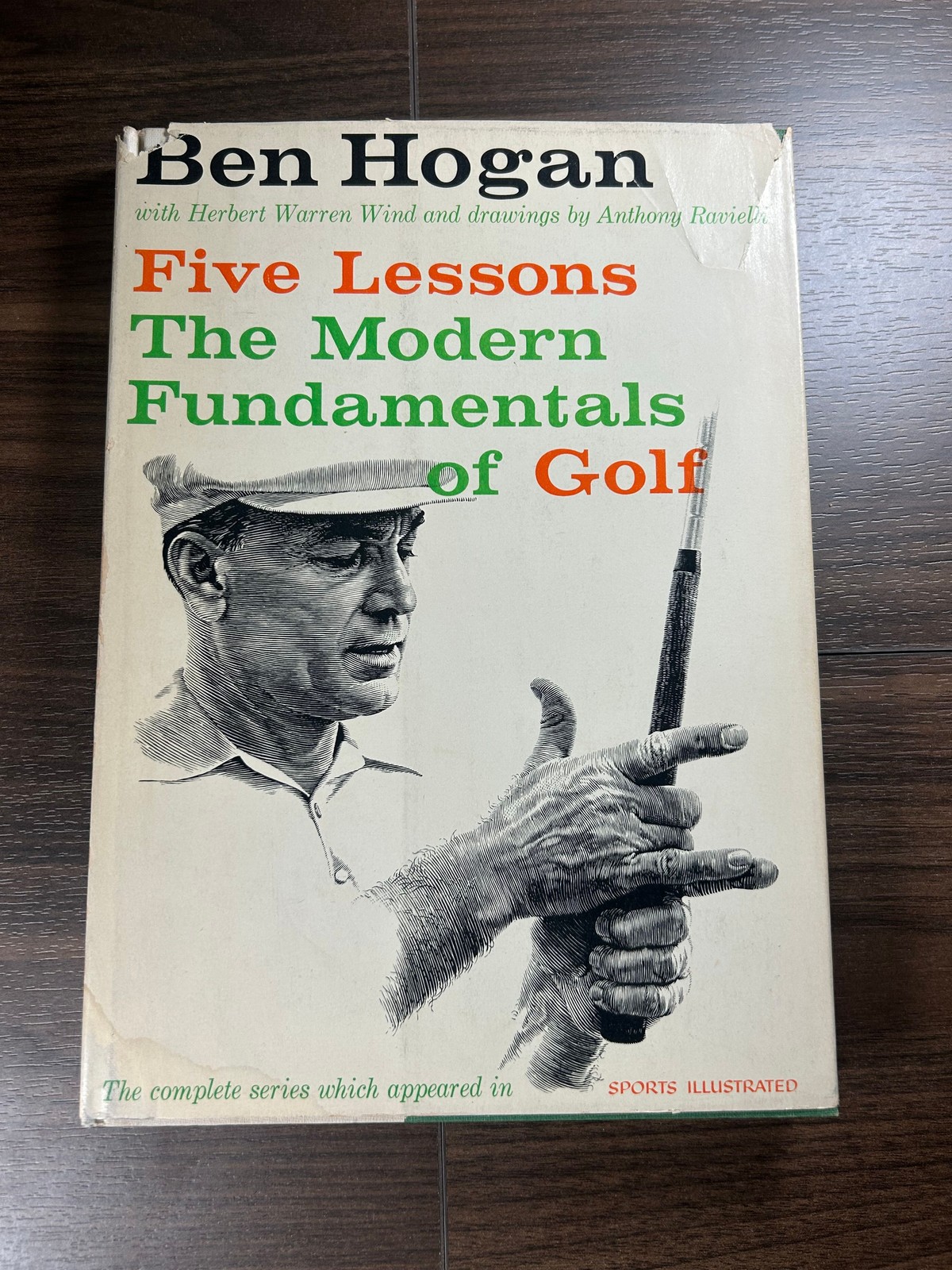 Hogan FIVE LESSONS Golf 1st Edition 1957 First Printing Dust Jacket Good