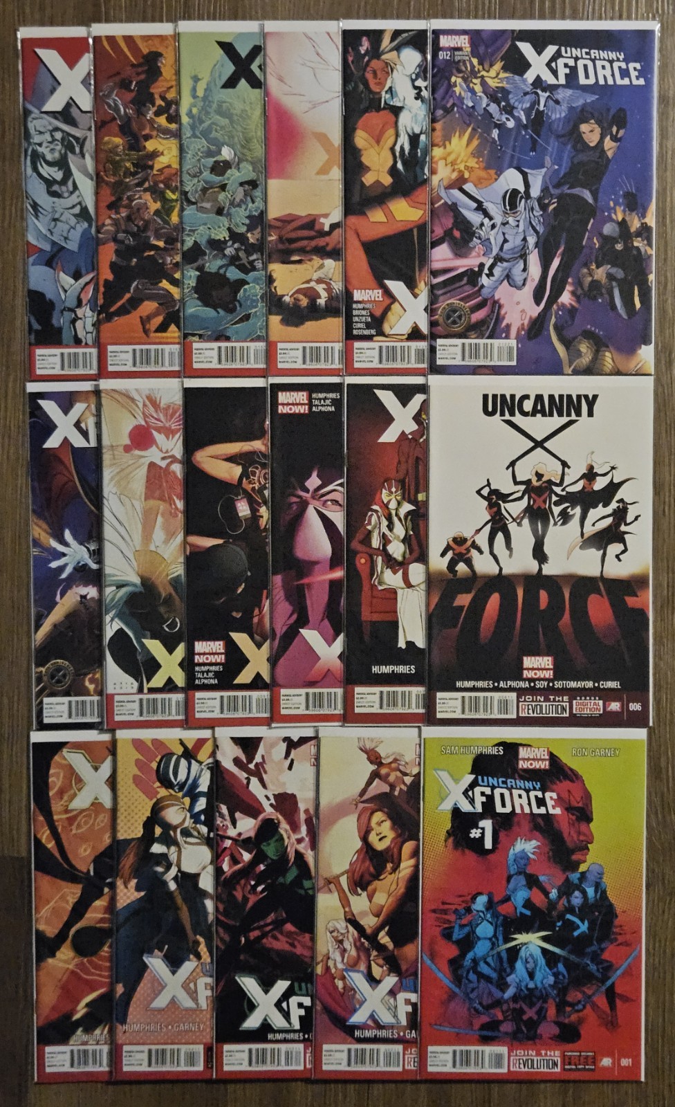 Uncanny X-Force #1-17 (Vol. 2) NM Full Set 2013 Marvel Comics Uncanny X-Force #1-17 (Vol. 2) NM Full Set 2013 Marvel Comics