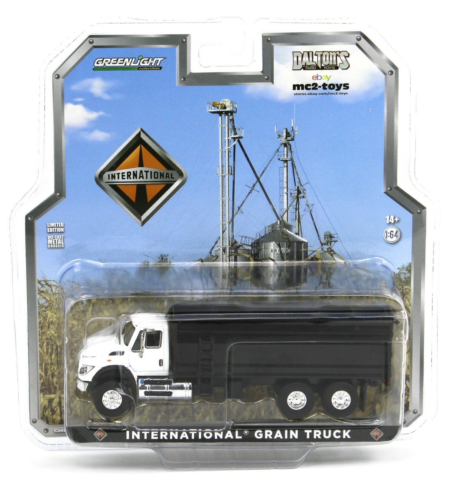 2022 GREENLIGHT 1:64 INTERNATIONAL WORKSTAR *GRAIN TRUCK* White & Black *NIP* 2022 GREENLIGHT 1:64 INTERNATIONAL WORKSTAR *GRAIN TRUCK* White & Black *NIP*