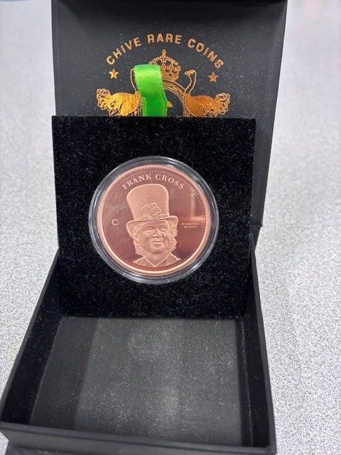 2021 The Chive Bill Murray Scrooged Frank Cross 1 oz Copper Coin 2021 The Chive Bill Murray Scrooged Frank Cross 1 oz Copper Coin