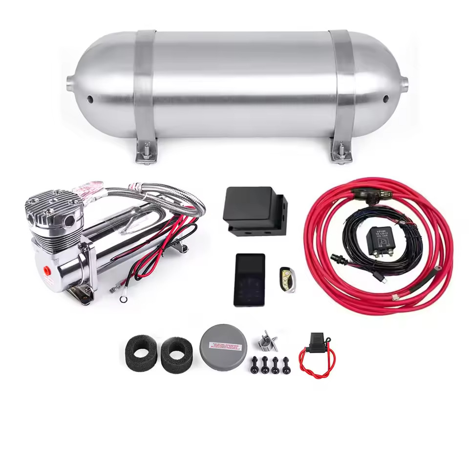 Economy Edition Air Management Controll kits with Compressor Pump & Air Tank Economy Edition Air Management Controll kits with Compressor Pump & Air Tank