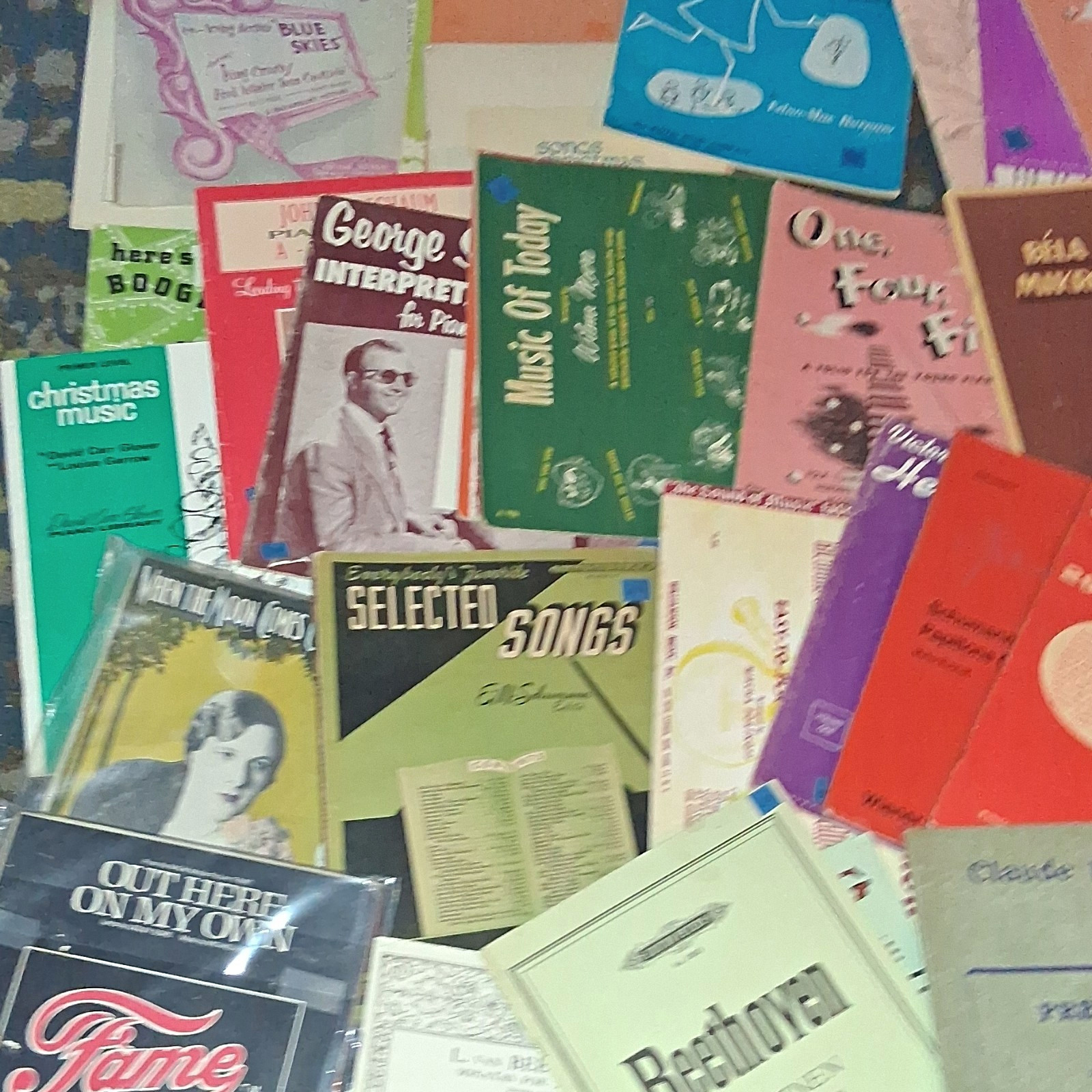 G. Schirmer Classical Piano Sheet Music Lot Beethoven Debussy Lot Of 115 Vtg