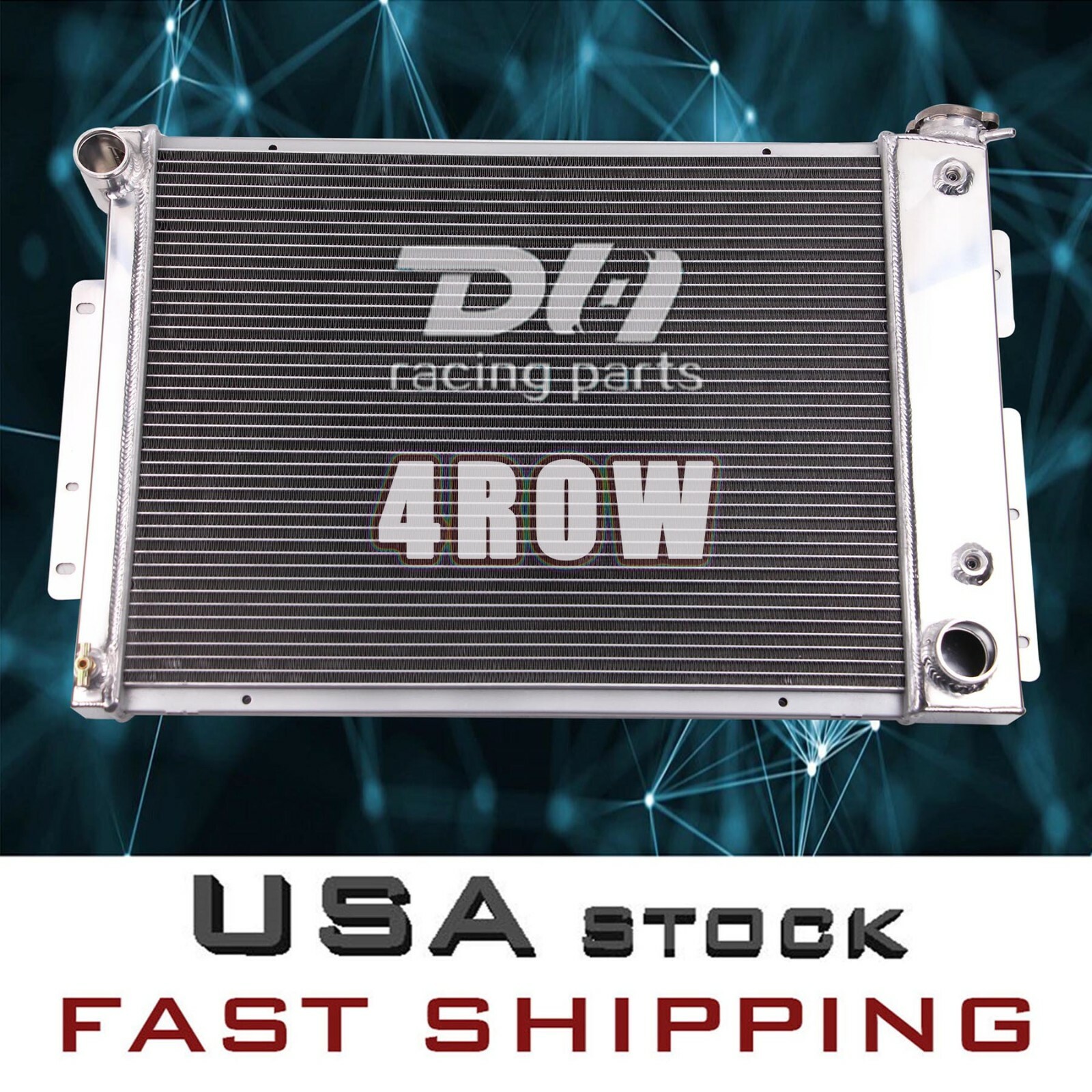 4-ROW ALUMINUM CORE RADIATOR FOR 1967-69 CHEVY CAMARO PONTIAC FIREBIRD BIG BLOCK 4-ROW ALUMINUM CORE RADIATOR FOR 1967-69 CHEVY CAMARO PONTIAC FIREBIRD BIG BLOCK