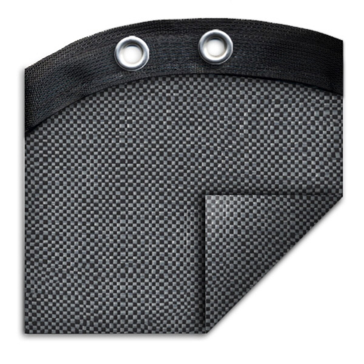 24' Round Above Ground Swimming Pool Mesh Winter Cover 10 Year - Gray