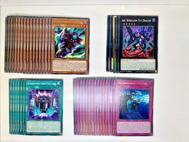 Yugioh Complete Competitive Phantom Knights Deck + Extra Deck **HOT** + Bonus