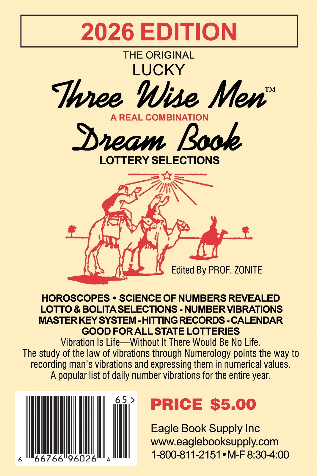 2026 Lucky Three Wise Men Dream Book