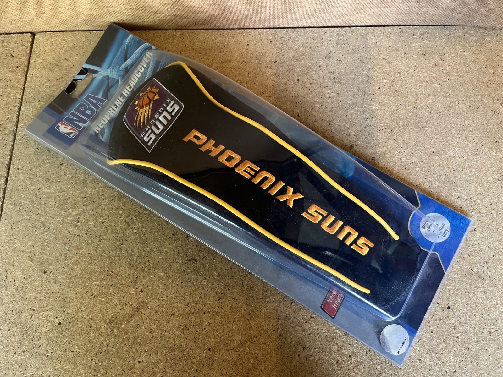 NOS Phoenix Suns NBA Golf Club Neoprene Headcover Stitched McArthur New D03 NOS Phoenix Suns NBA Golf Club Neoprene Headcover Stitched McArthur New D03