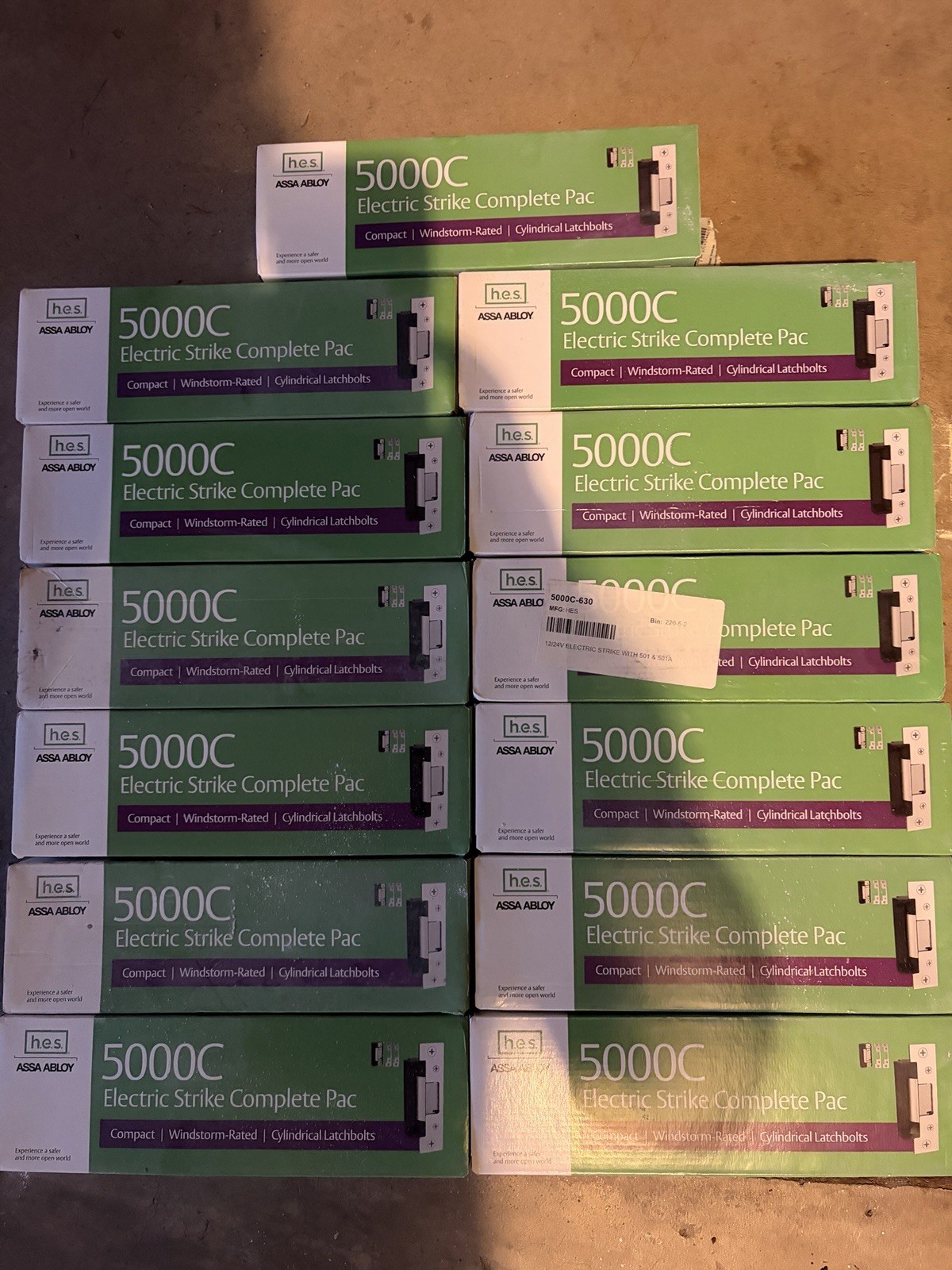 Assa Abloy 5000C-12/24D-630 Electric Door Strikes Box/Case of 13 SEE DESCRIPTION Assa Abloy 5000C-12/24D-630 Electric Door Strikes Box/Case of 13 SEE DESCRIPTION