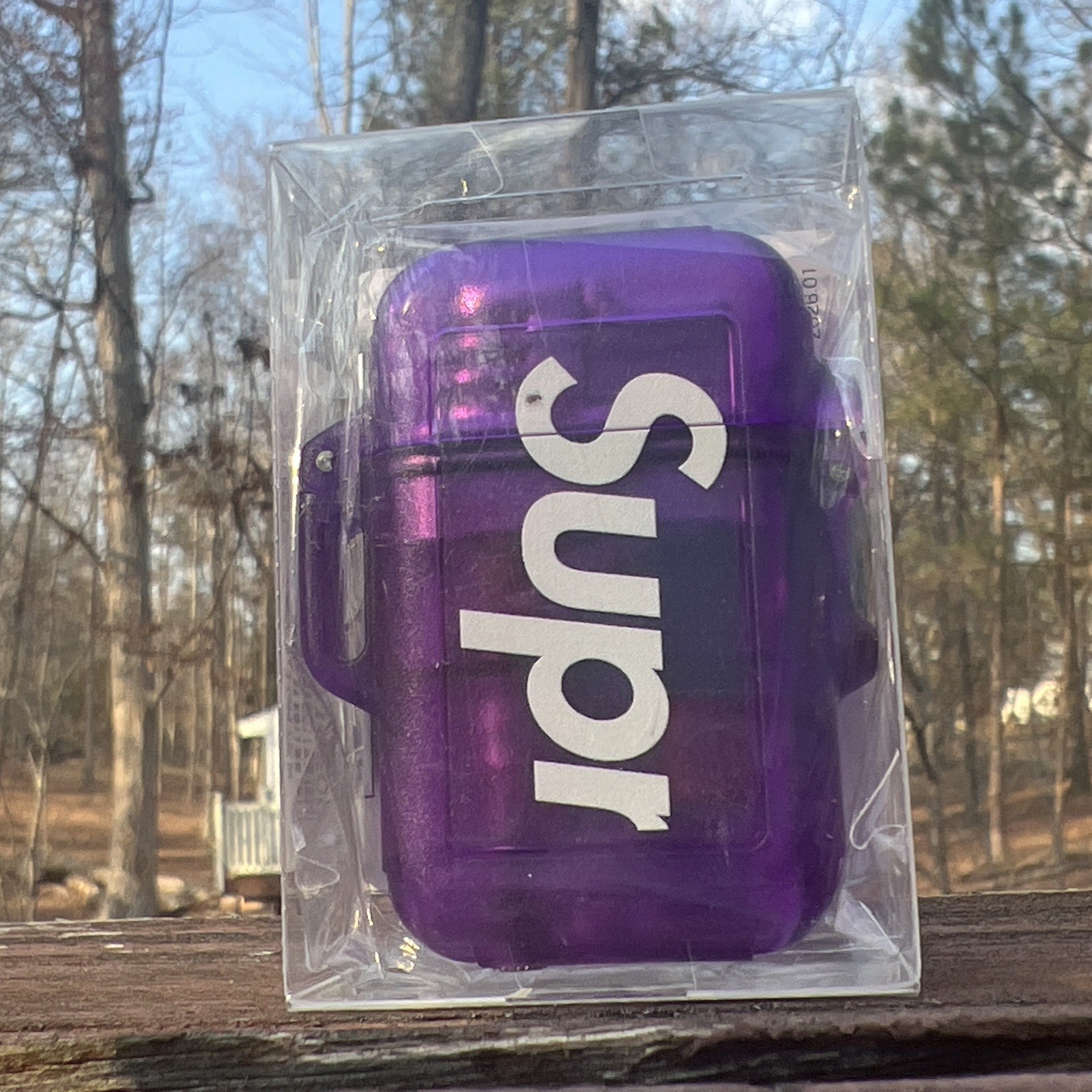 Supreme SS26 Windmill Zag Lighter Purple Waterproof,Wind resistant|Authentic|JPN