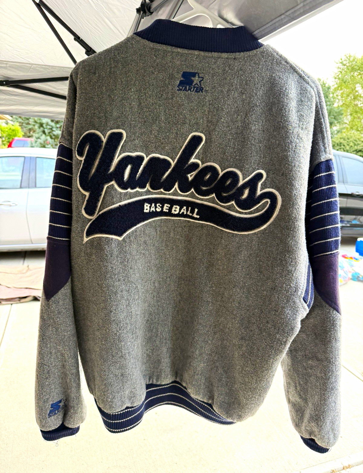 VINTAGE YANKEES STARTER MLB Officially Licensed jacket Men’s XL Wool VINTAGE YANKEES STARTER MLB Officially Licensed jacket Men’s XL Wool