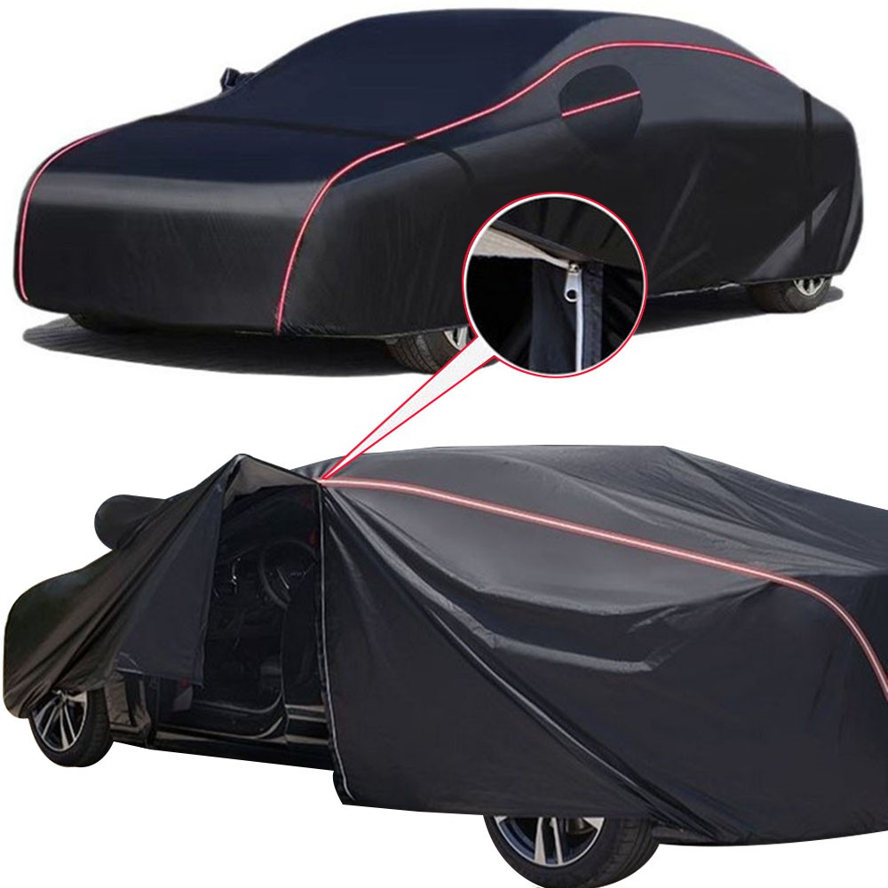 6-Layers Heavy Duty Car Cover Outdoor Rain Dust Snow UV All Weather Protect 193