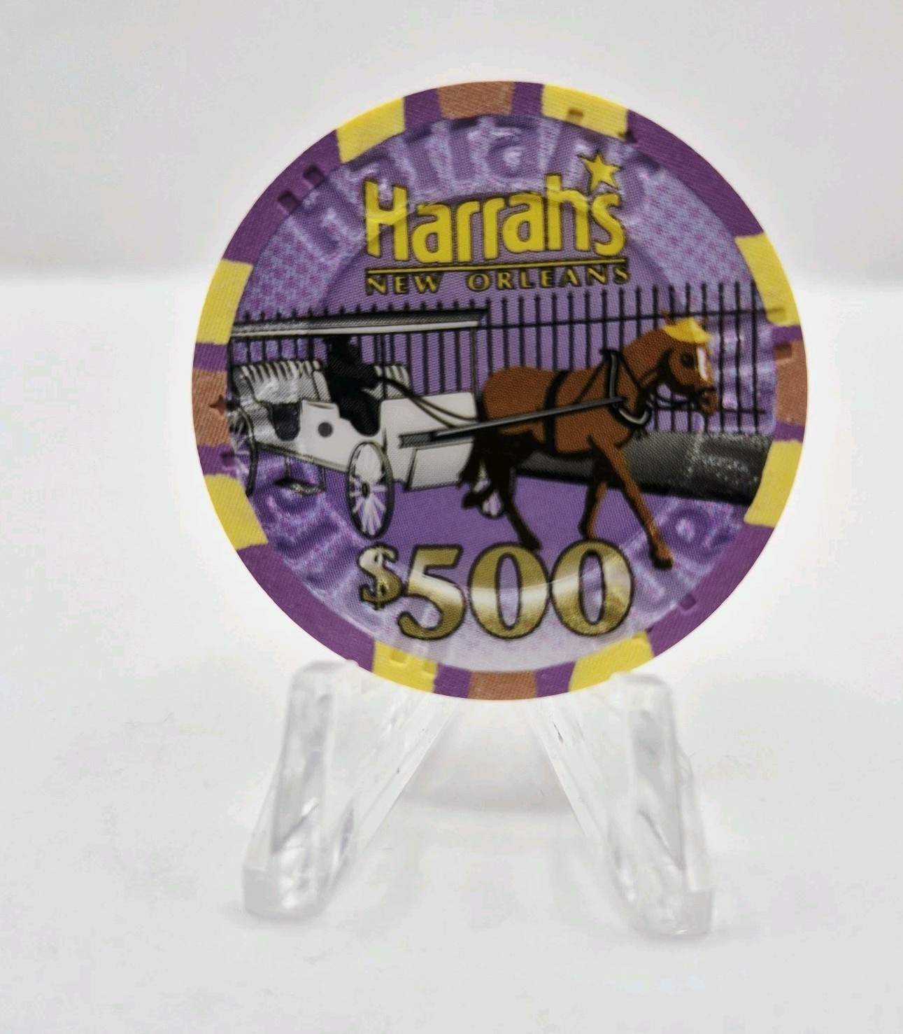 Harrah's Hotel Casino New Orleans Louisiana $500 Casino Chip *Backup Harrah's Hotel Casino New Orleans Louisiana $500 Casino Chip *Backup