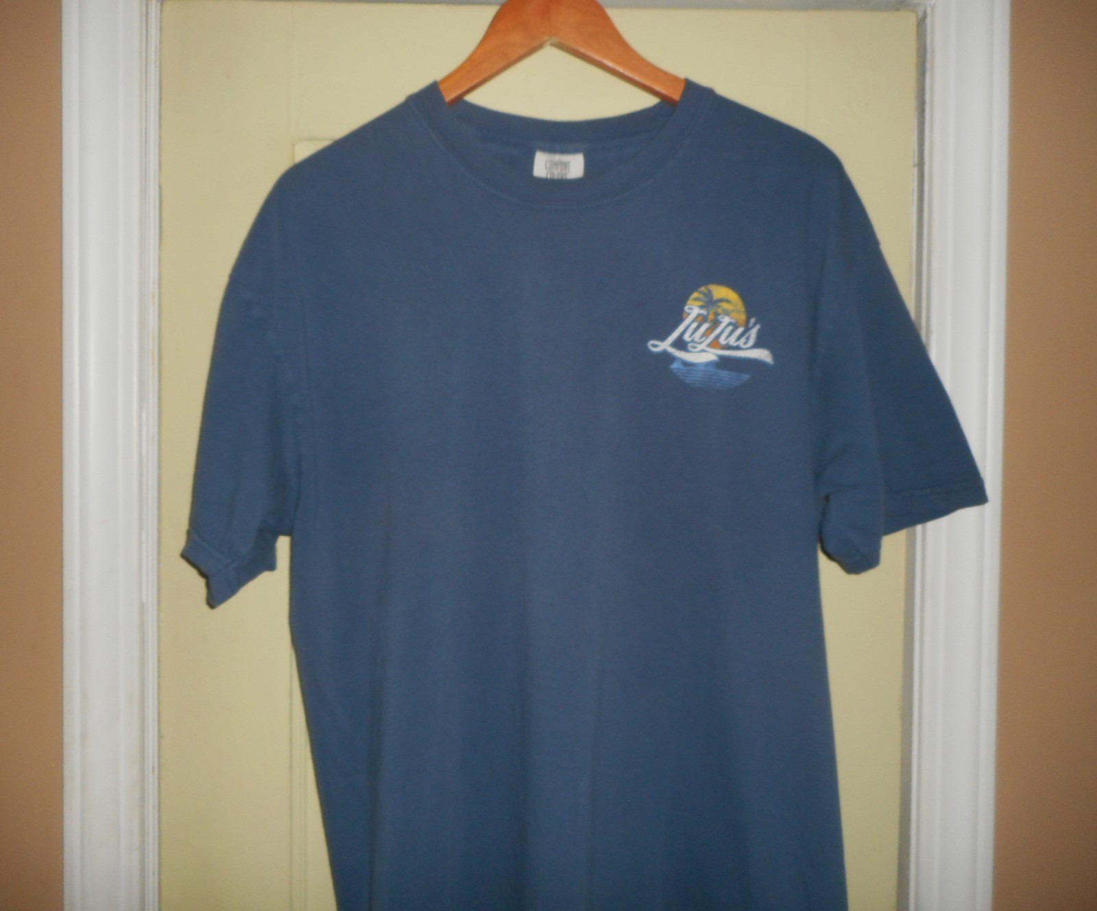 LULU\'s LUCY BUFFETT  VINTAGE PRINT T-SHIRT - MENS XL - COMFORT COLORS
