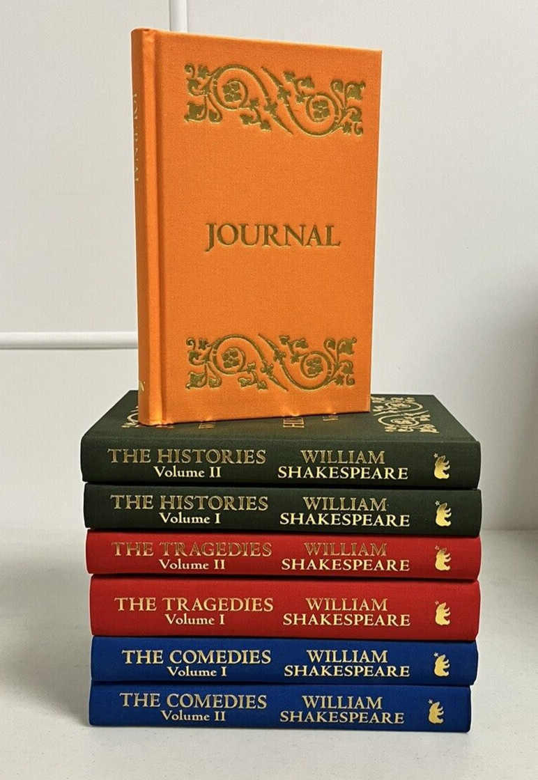The William Shakespeare Collection Book Set with Journal Brand New The William Shakespeare Collection Book Set with Journal Brand New