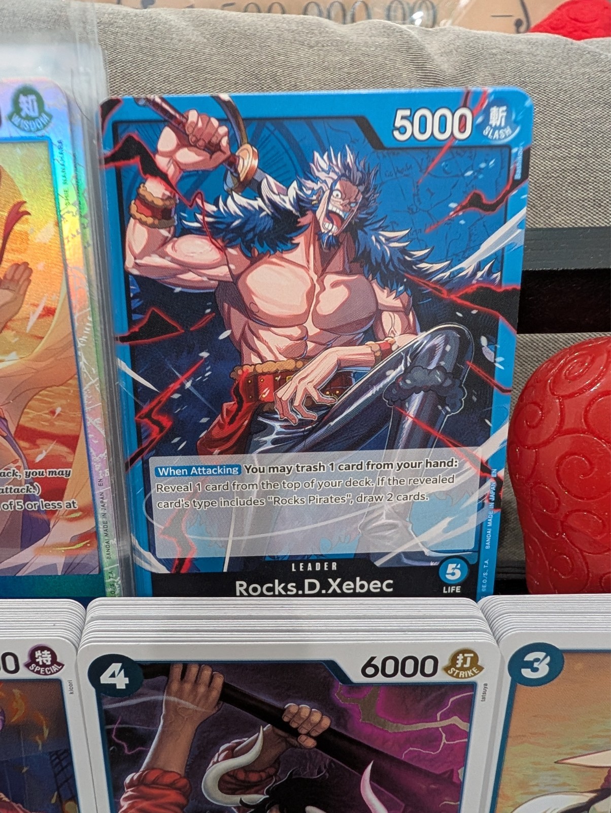 One Piece TCG OP17 Blue Rocks D. Xebec COMPLETE 4x Deck Core Playset (C/UC/R/SR)