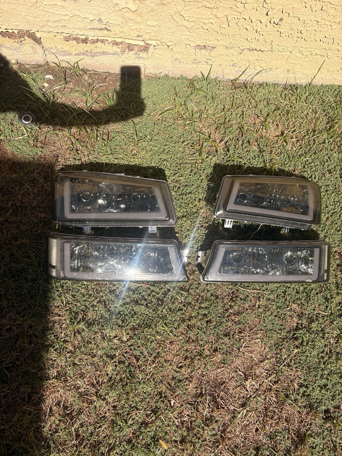 Silverado Cateye Smoked Led Headlights