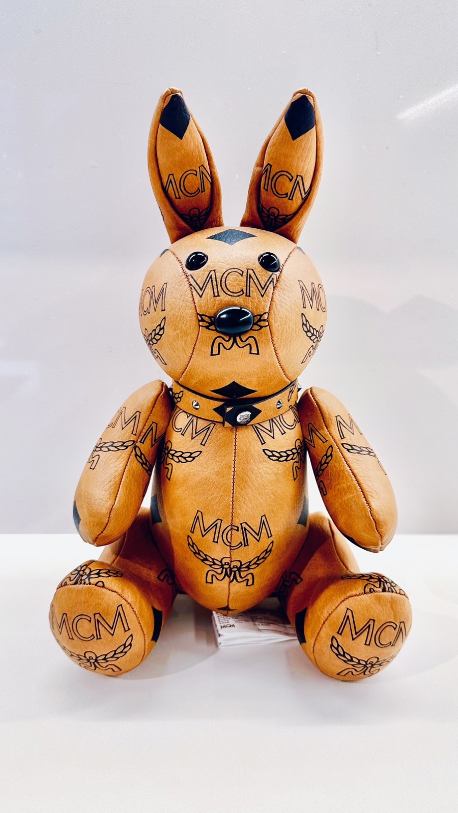 MCM Park Rabbit Doll Maxi Visetos Cognac 32cm Bunny MELDAMM04CO001