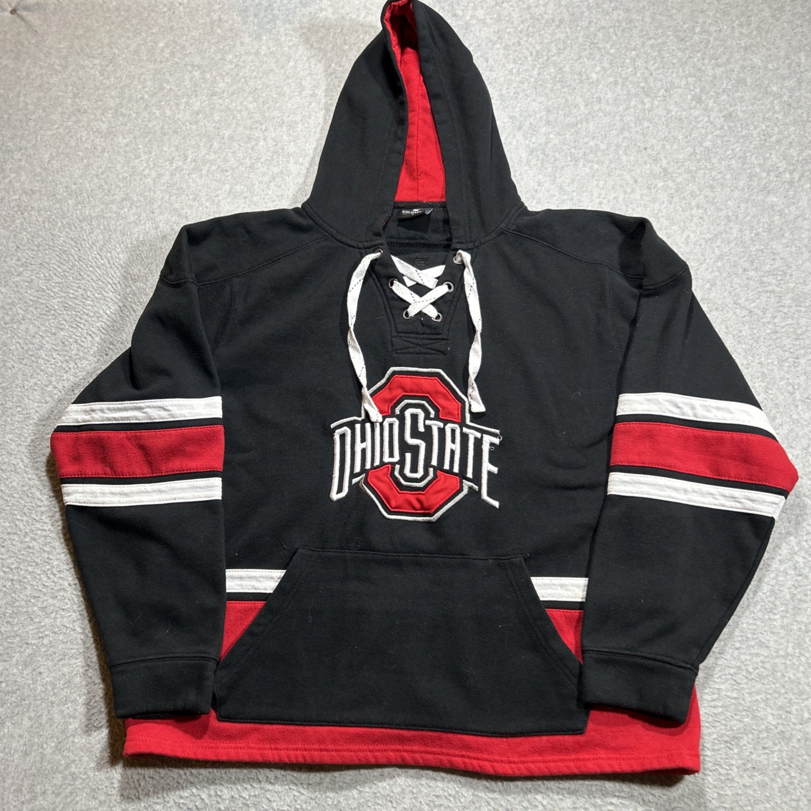 Colosseum NCAA Ohio State Buckeyes Hockey Style Hoodie Sweatshirt - Mens Large Colosseum NCAA Ohio State Buckeyes Hockey Style Hoodie Sweatshirt - Mens Large
