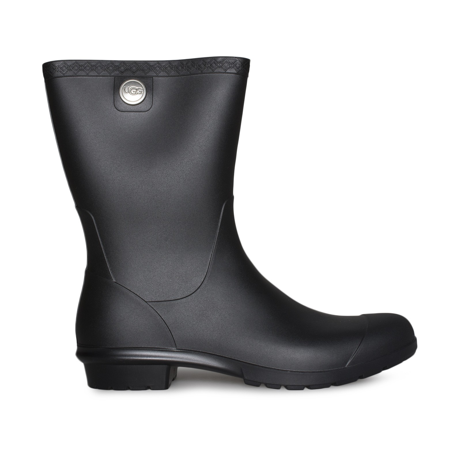 UGG SIENNA MATTE BLACK WATERPROOF RUBBER WOMEN\'S BOOTS SIZE US 9/UK 7/EU 40 NEW