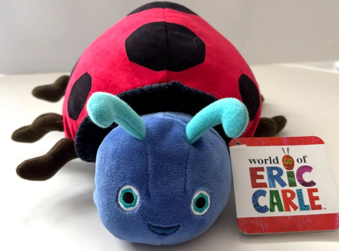 Grouchy Ladybug Plush, NWT, Eric Carle, Kohls Cares, 10