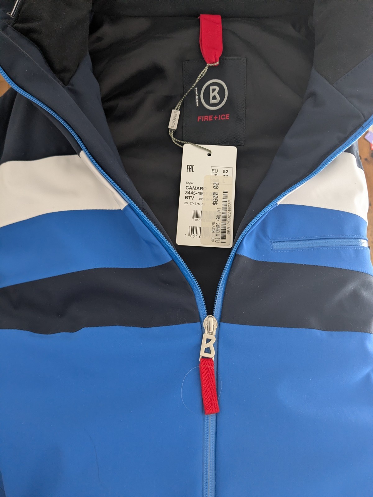 Bogner Fire And Ice NOEL Camaro 4901 Mens Ski Jacket Large US 42 $600 Bogner Fire And Ice NOEL Camaro 4901 Mens Ski Jacket Large US 42 $600