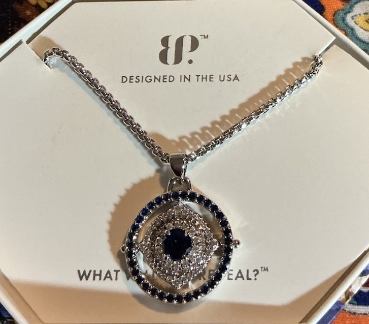Bomb Party September 2025 Necklace “Remembered Dreams “ Rhodium Plating