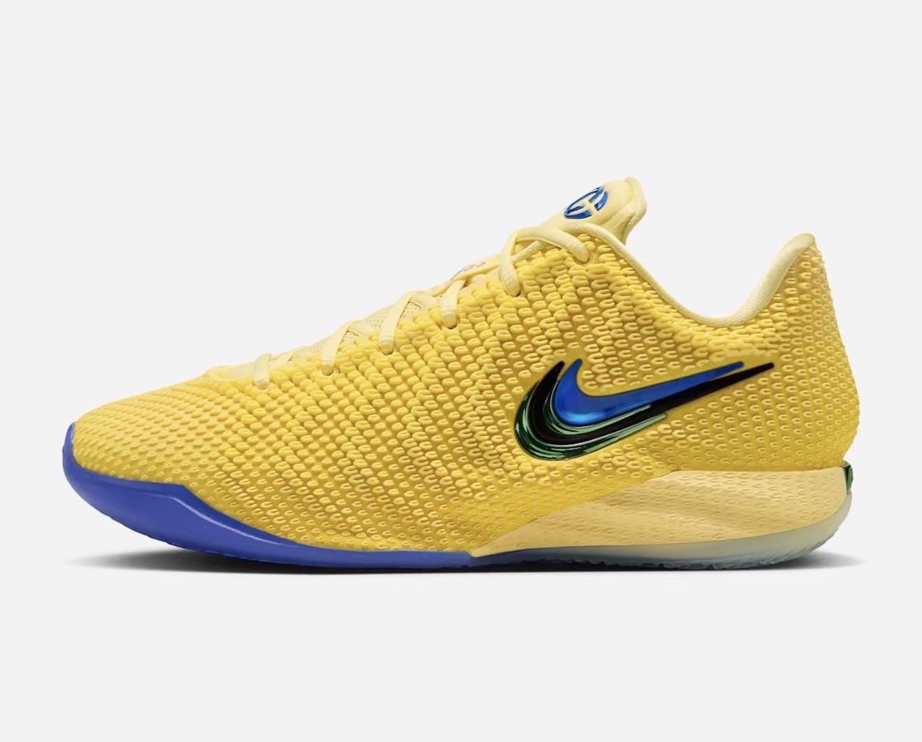 Nike Caitlin 1 Size 9M/10.5W Warning Code Yellow Basketball Shoes
