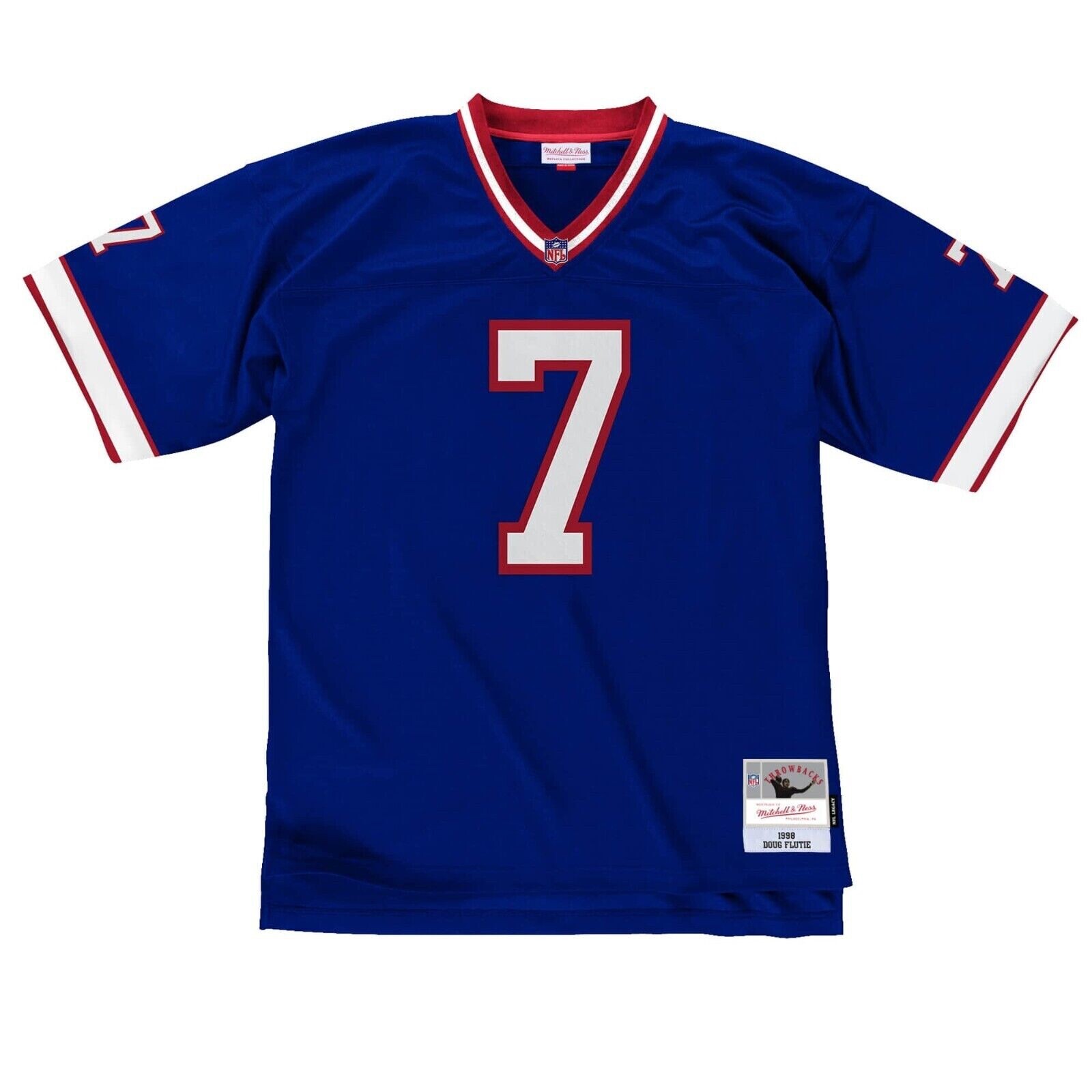 Buffalo Bills Doug Flutie Mitchell & Ness Men\'s Size 3XL Blue Football Jersey
