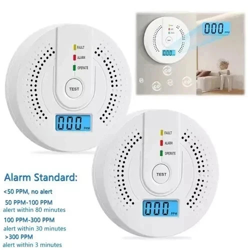 Carbon Monoxide Alarm Smoke Detector Carbon Monoxide Detector Powered by Battery Carbon Monoxide Alarm Smoke Detector Carbon Monoxide Detector Powered by Battery