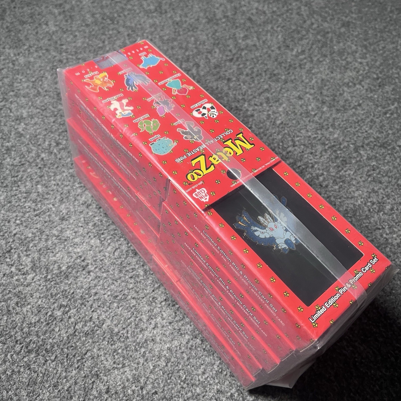 Metazoo Mothman Pin Club Sealed 10 Pack Lot Holo Promo Card + Pin 10x Mothman Metazoo Mothman Pin Club Sealed 10 Pack Lot Holo Promo Card + Pin 10x Mothman