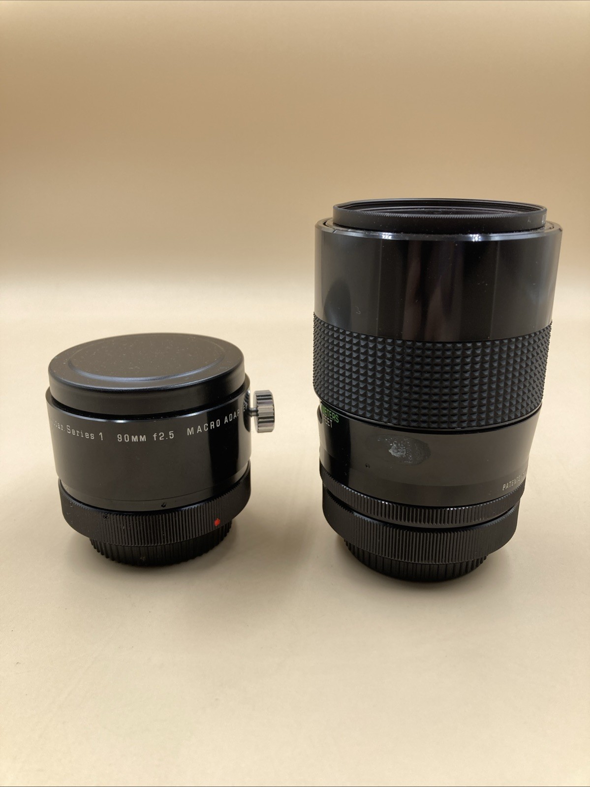 Vivitar Series 1 90mm Lens with Macro Adapter
